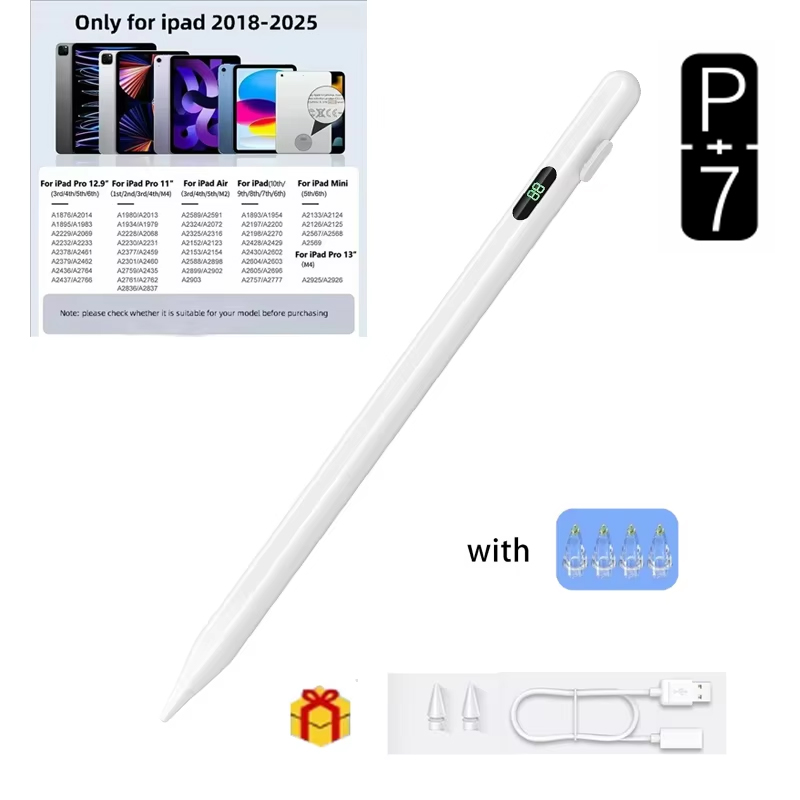 Tablet Stylus Accessories - P+7 Stylus Pen For Apple iPad