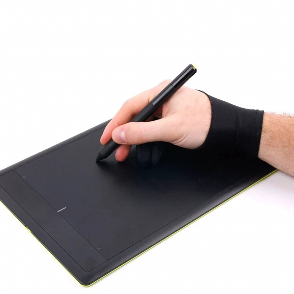 Drawing Glove Artist - 1Pcs Two-Finger Artist Drawing Glove Fabric