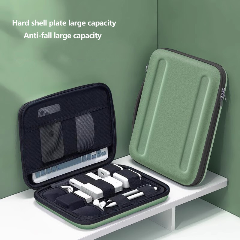 Tablet And Accessories Bag - Hard Shell EVA Travel Tablet Storage