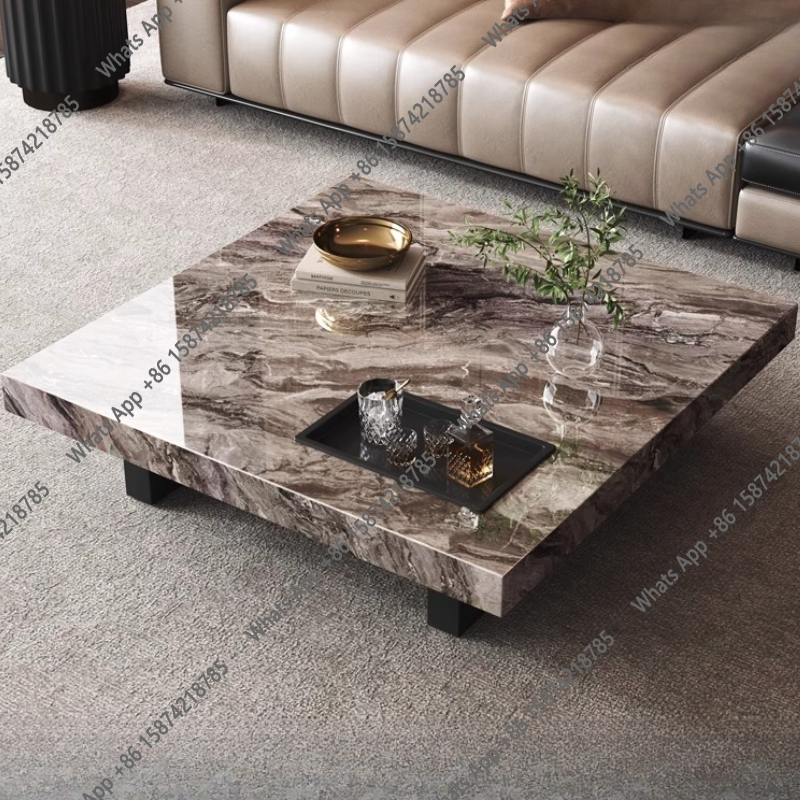 Unique Table Accessories - D Rock Slab Aesthetic Coffee Table