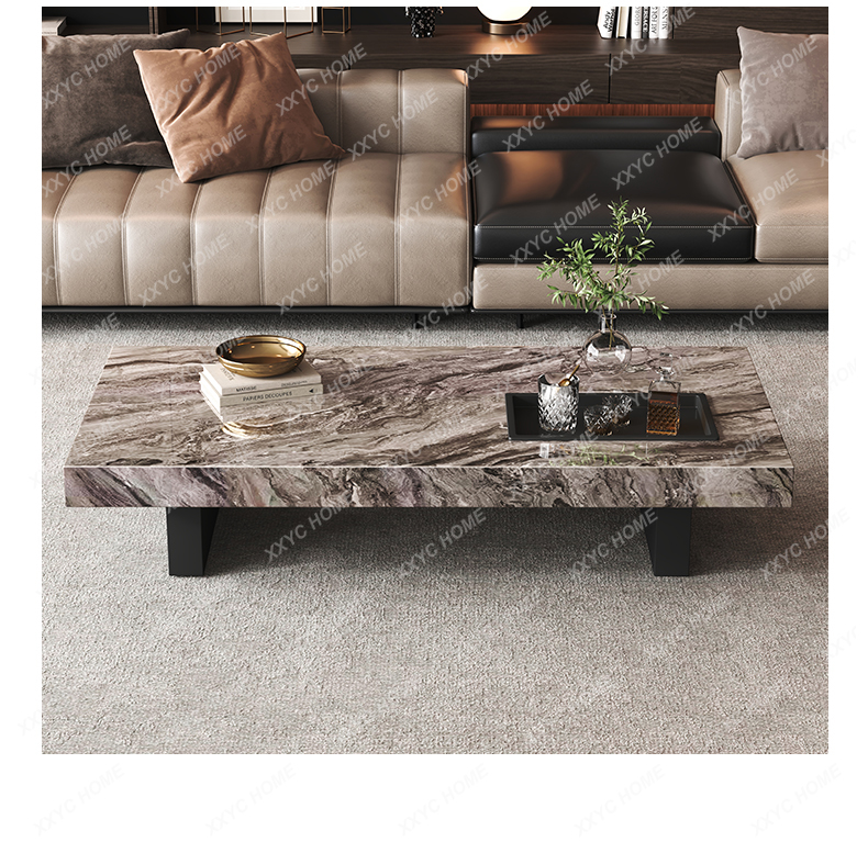 Unique Table Accessories - Rock Slab Aesthetic Coffee Table Light