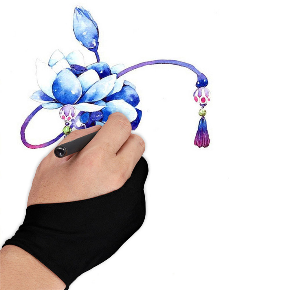2Pcs Two Finger Drawing Gloves - Drawing Glove Artist 评论和价格