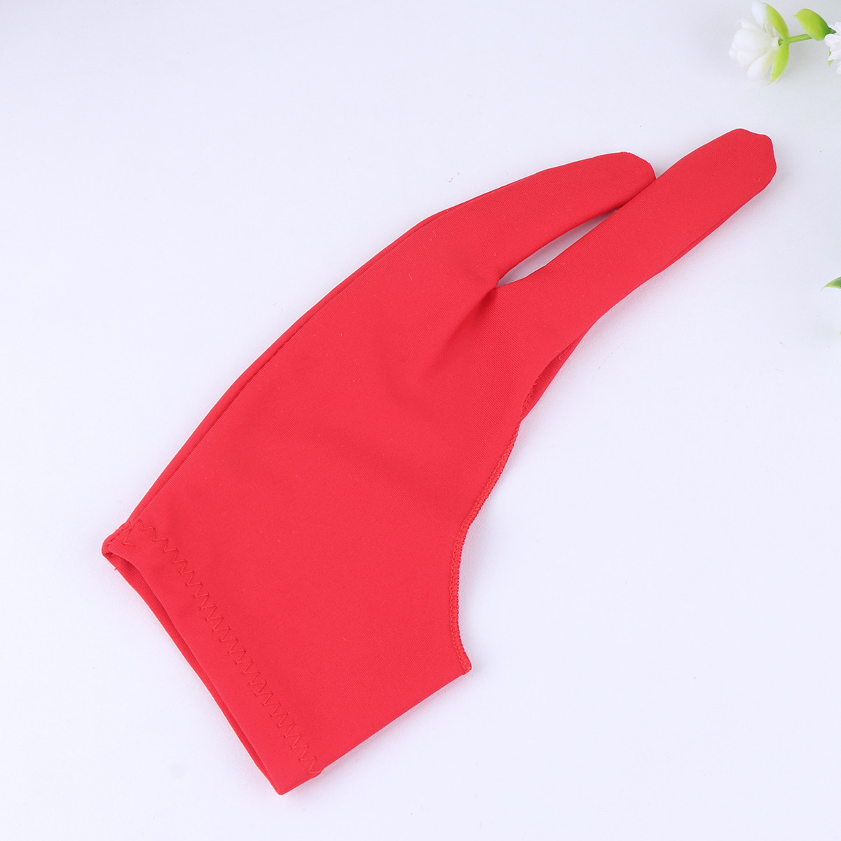 2 pcs Anti-Fouling Gloves Red  - Drawing Glove Artist 评论和价格