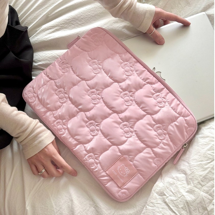 Anime Kawaii Hello Kitty Pink  - Tablet And Accessories Bag 评论和价格