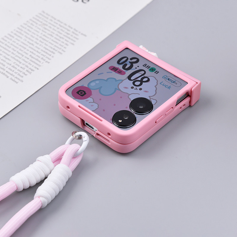 Cute Rabbit Ears Hinge Phone C - Motorola Tablet Accessories 评论和价格
