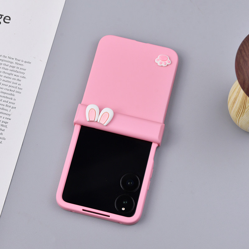 Cute Rabbit Ears Hinge Phone C - Motorola Tablet Accessories 评论和价格