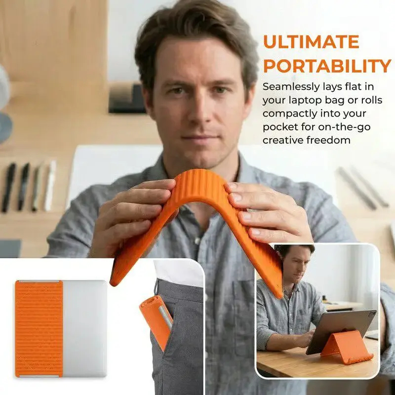 Silicone Foldable Phone Stand  - Tablet Holder Accessories 评论和价格