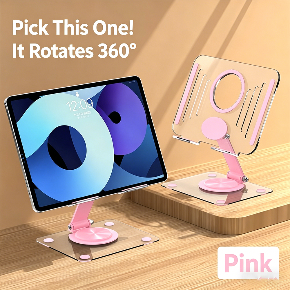 Acrylic Rotation Foldable Tabl - Tablet Holder Accessories 评论和价格