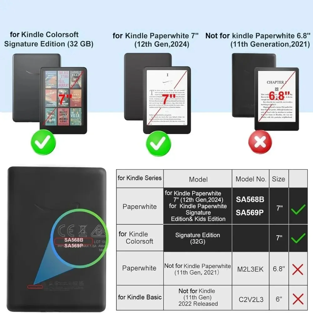For Kindle Colorsoft Signature - Kindle Tablet Accessories 评论和价格