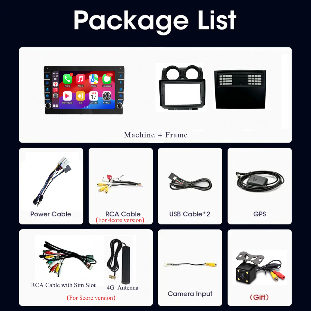 8G+128G Android 14 Car Autorad - Tablet Danish Mobile & Accessories Faisalabad 评论和价格