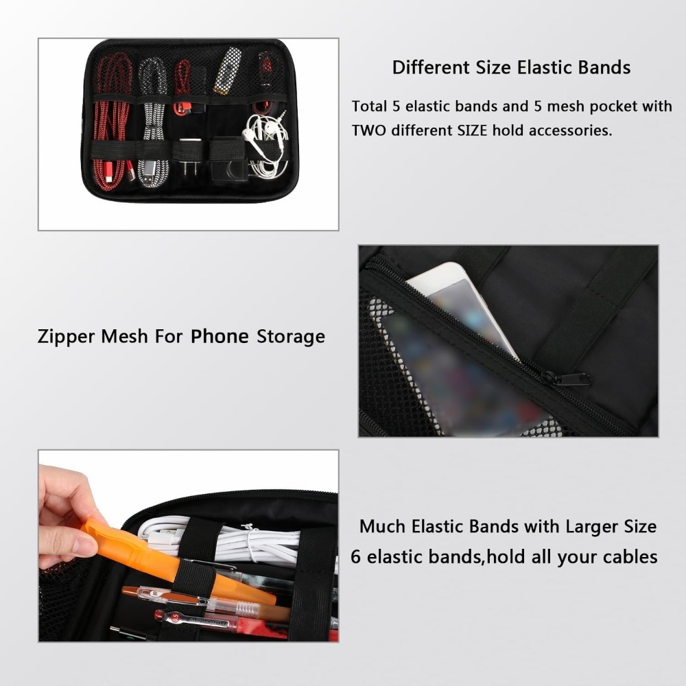 Electronics Organizer Travel C - Tablet And Accessories Bag 评论和价格