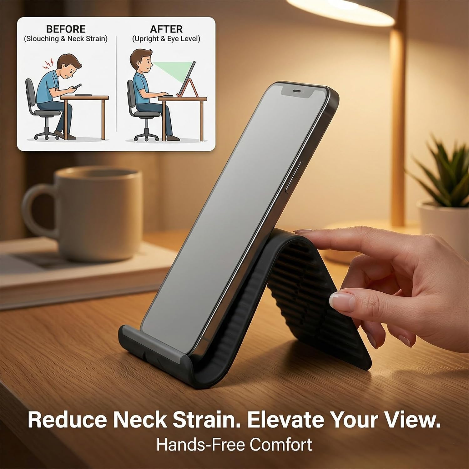 Lazy Portable Phone Stand Sili - Tablet Holder Accessories 评论和价格