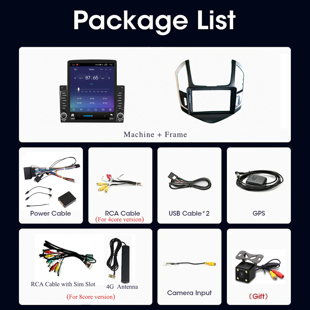 8G+128G Android 14 For Chevrol - Tablet Danish Mobile & Accessories Faisalabad 评论和价格