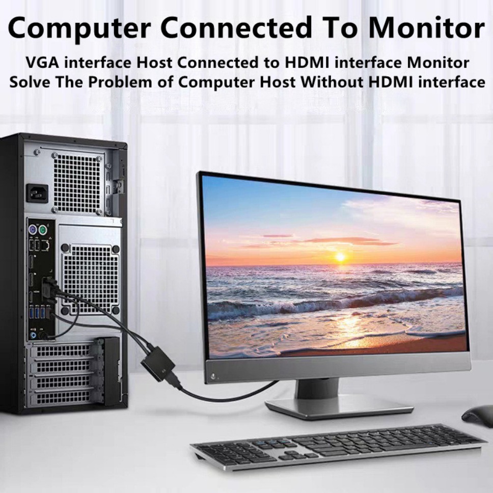 HD 1080P VGA to HDMI Adapter C - Hdmi Adapter Tablet 评论和价格