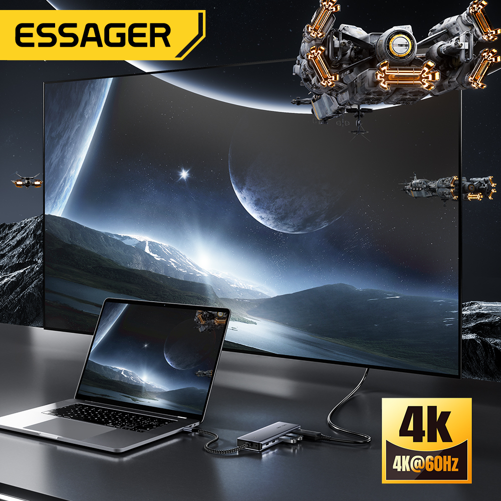 Essager USB C Hub With M.2 SSD - Hdmi Adapter Tablet 评论和价格