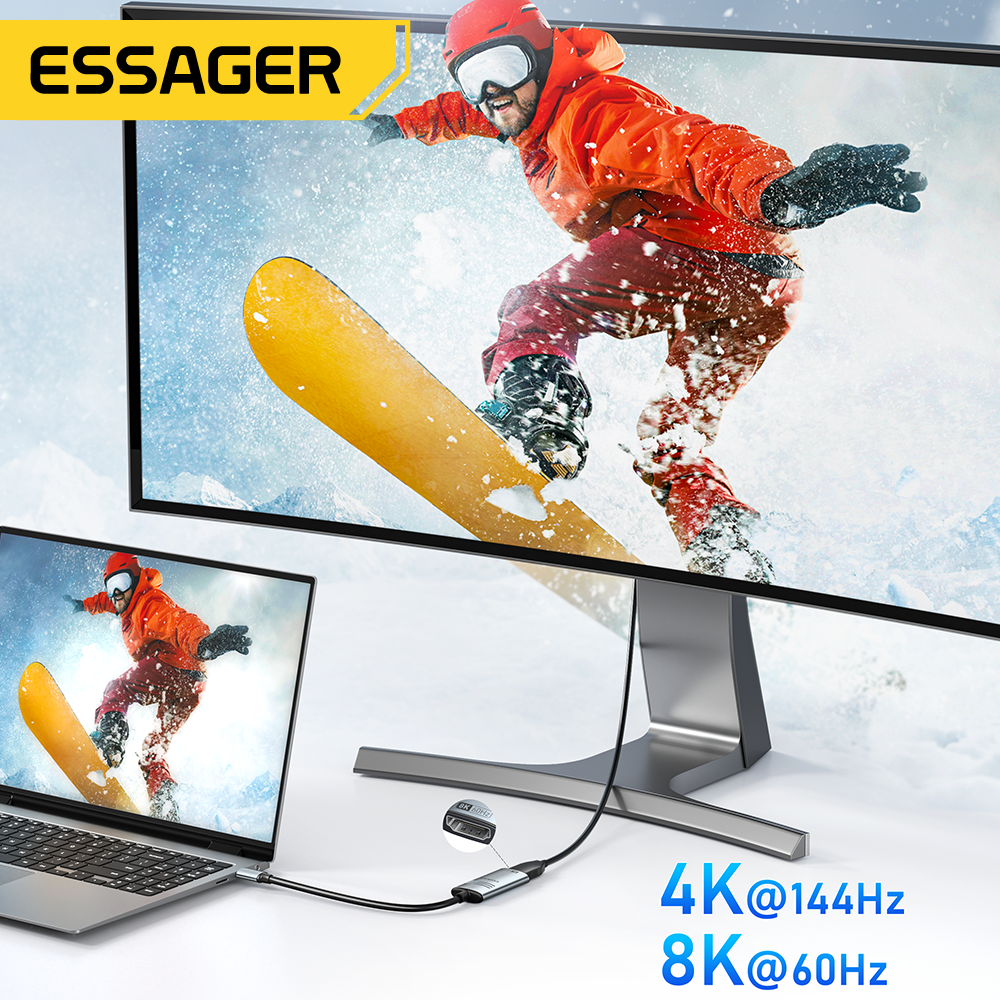 Essager HDMI To USB Type C Ada - Hdmi Adapter Tablet 评论和价格
