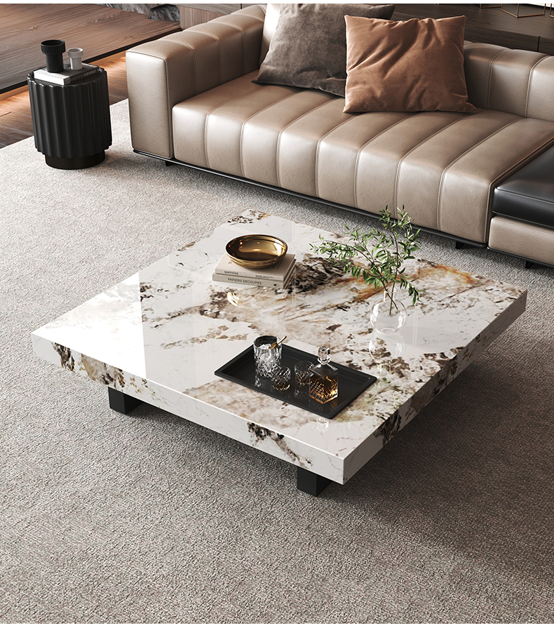 Rock Slab Aesthetic Coffee Tab - Unique Table Accessories 评论和价格