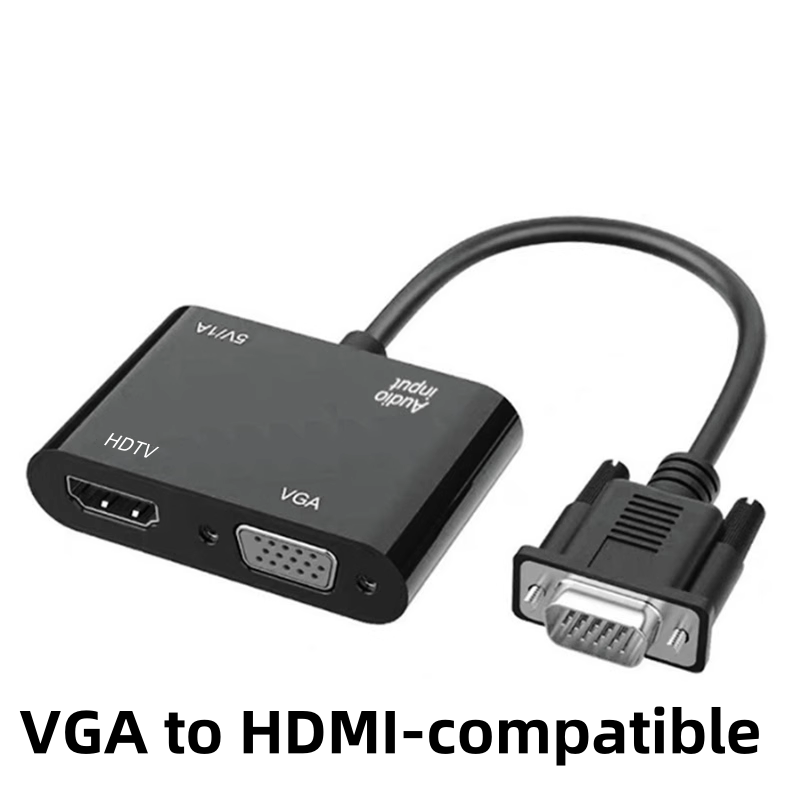VGA(Host) to VGA/HDMI-compatib - Hdmi Adapter Tablet 评论和价格